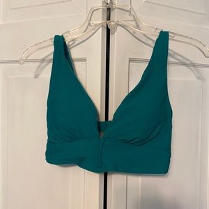 Teal bikini top